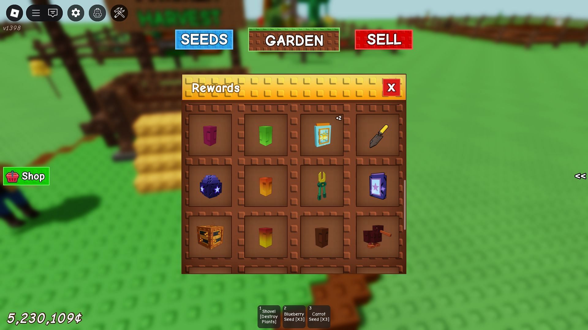 The Chocolate Carrot Seed (Image via Roblox)
